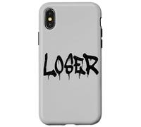 Design « Loser The Word Loser on a Tee » Style Grafitti Coque pour iPhone X/XS