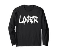 Design « Loser The Word Loser on a Tee » Style Grafitti Manche Longue