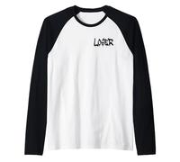 Design « Loser The Word Loser on a Tee » Style Grafitti Manche Raglan