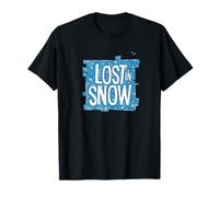 Design « Lost in Snow » pour Une Touche givrée en Hiver T-Shirt