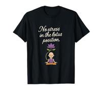 Design Lotus Yoga Mindfulness sans Stress T-Shirt