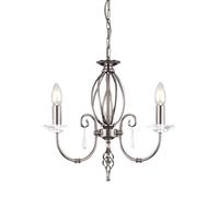 Design Lustre CANDELA En Nickel Lampe Suspendue Réglable Pour Table À Manger