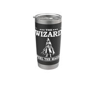 Design magicien : Feel the Magic - Pour les fans de jeux de rôle ! Gobelet isotherme en acier inoxydable double paroi