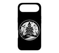 Design Maison hantée Halloween - Œuvre d'art Gothique effrayante Coque pour iPhone Air