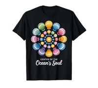 Design Mandala Coquillage âme Centre de l'océan T-Shirt