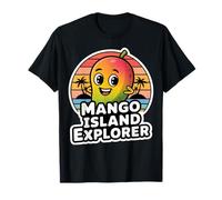 Design Mango Island Explorer pour Les Amateurs de Fruits des Caraïbes T-Shirt