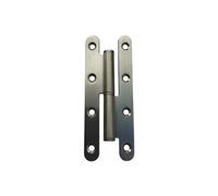 DESIGN-MAT SSA30404 Paumelle en INOX Brosse Satine 140x55x2.5mm Gauche