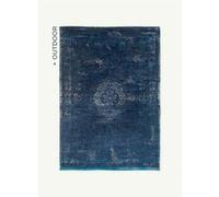 Design médaillon - Tapis médaillon Fading World - Bleu Nuit - 170 x 240 CM