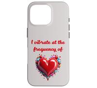 Design métaphysique de fréquence d'amour Coque pour iPhone 16 Pro