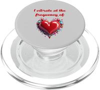Design métaphysique de fréquence d'amour PopSockets PopGrip pour MagSafe