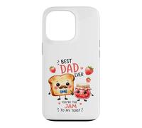 Design Mignon « Best Dad Ever Jam to My Toast » Coque pour iPhone 13 Pro