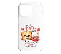 Design Mignon « Best Dad Ever Jam to My Toast » Coque pour iPhone 16 Pro