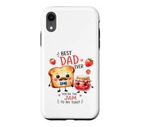 Design Mignon « Best Dad Ever Jam to My Toast » Coque pour iPhone XR