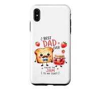Design Mignon « Best Dad Ever Jam to My Toast » Coque pour iPhone XS Max