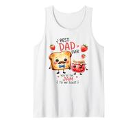 Design Mignon « Best Dad Ever Jam to My Toast » Débardeur