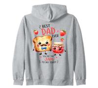 Design Mignon « Best Dad Ever Jam to My Toast » Sweat à Capuche