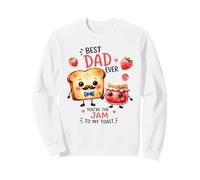Design Mignon « Best Dad Ever Jam to My Toast » Sweatshirt