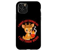 Design Mignon cerf en colère Let Them Burn Coque pour iPhone 11 Pro