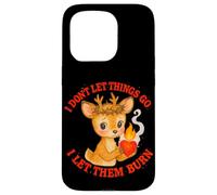Design Mignon cerf en colère Let Them Burn Coque pour iPhone 15 Pro