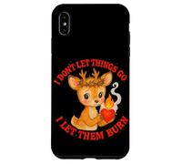 Design Mignon cerf en colère Let Them Burn Coque pour iPhone XS Max