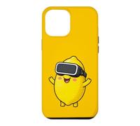 Design Mignon de Dessin animé de Joueur de VR de Citron Coque pour iPhone 12 Pro Max