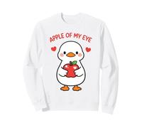 Design Mignon en Forme d'oie Kawaii « Apple of My Eye » Sweatshirt