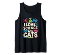 Design Mignon « I Love Science and Cats » Débardeur