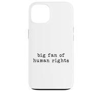 Design Minimaliste Audacieux pour l'autonomisation des Droits de l'homme Coque pour iPhone 13
