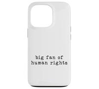 Design Minimaliste Audacieux pour l'autonomisation des Droits de l'homme Coque pour iPhone 13 Pro