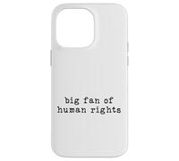 Design Minimaliste Audacieux pour l'autonomisation des Droits de l'homme Coque pour iPhone 14 Pro Max