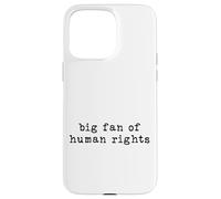 Design Minimaliste Audacieux pour l'autonomisation des Droits de l'homme Coque pour iPhone 15 Pro Max