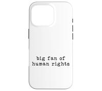 Design Minimaliste Audacieux pour l'autonomisation des Droits de l'homme Coque pour iPhone 16 Pro