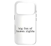 Design Minimaliste Audacieux pour l'autonomisation des Droits de l'homme Coque pour iPhone 17 Pro