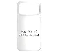 Design Minimaliste Audacieux pour l'autonomisation des Droits de l'homme Coque pour iPhone 17 Pro Max