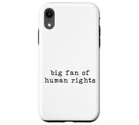 Design Minimaliste Audacieux pour l'autonomisation des Droits de l'homme Coque pour iPhone XR