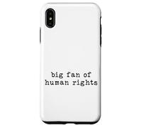 Design Minimaliste Audacieux pour l'autonomisation des Droits de l'homme Coque pour iPhone XS Max