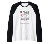 Design Minimaliste avec Trois cœurs et Inscription « Family Love » Manche Raglan