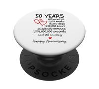 Design Minimaliste avec Trois cœurs et Inscription « Family Love » PopSockets PopGrip Adhésif