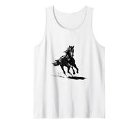 Design Minimaliste Cheval élégant Art équestre Débardeur