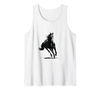 Design Minimaliste Cheval élégant Art équestre Débardeur