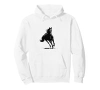 Design Minimaliste Cheval élégant Art équestre Sweat à Capuche