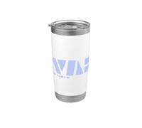 Design minimaliste Silver Wolf Techno Hacker Gobelet isotherme en acier inoxydable double paroi