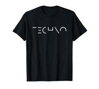 Design Minimaliste Techno Music pour DJ Rave Party, Festival T-Shirt