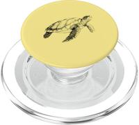 Design Minimaliste Tortue Tortue pour Les Amoureux des Animaux PopSockets PopGrip pour MagSafe