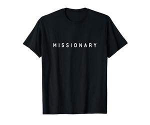 Design missionnaire/Missionnaire/Protestant/Protestants T-Shirt Graphique avec Valeur