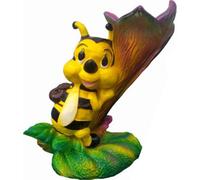 Design moderne abeille animal jardin de 48 cm Décoration sculpture jaune abeilles