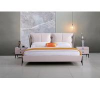 Design moderne Hôtel Lit xxl Lits Luxe Double Cuir Similicuir 180x200cm