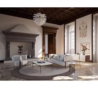 Design Moderne Luxe Salon Set Canapé 2 places avec 2x fauteuils Aménagement