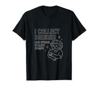 Design monochrome avec citation I Collect Bruises T-Shirt