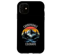 Design montagnard rétro de Carbondale, Colorado, États-Unis Coque pour iPhone 11